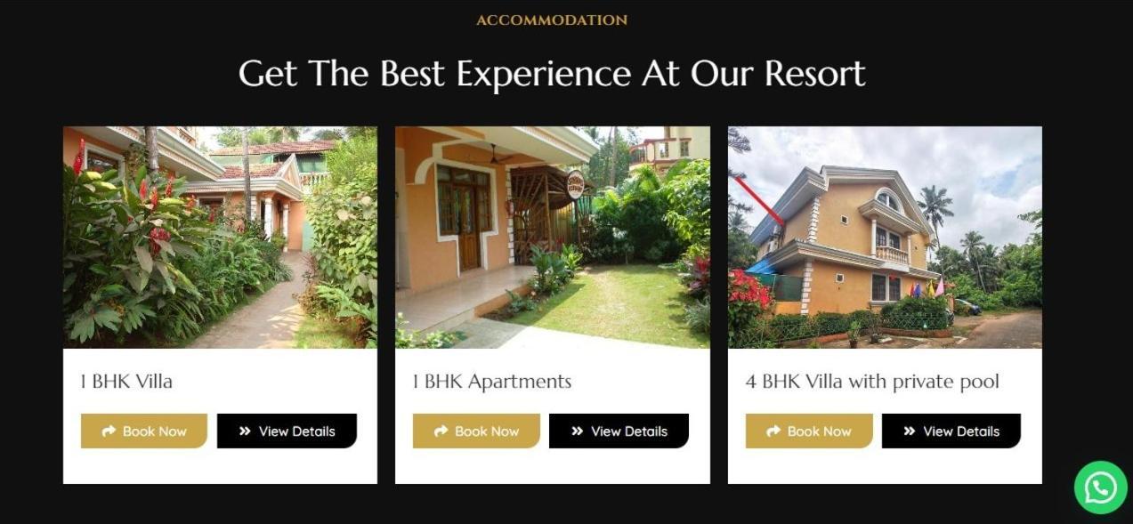Goa Garden Resort - 5Bhk Villa With Private Pool, 4Bhk Villa, 1Bhk Villa At South Goa 콜바 외부 사진